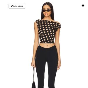 AFRM off the shoulder Eliza Top // size small